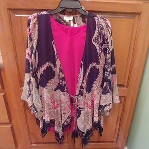 ..Umgee kimono boutique blouse